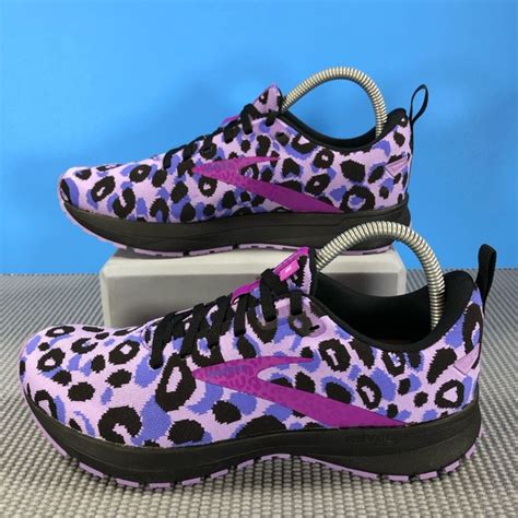 cheetah print brooks shoes|brooks revel 5 cheetah print.